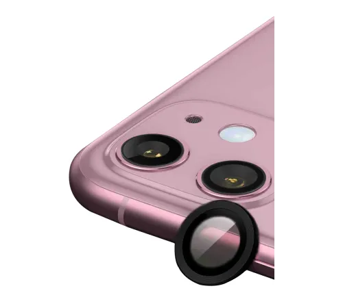 iPhone 11 Raze Metal Kamera Lens - Siyah iPhone 11 Raze Metal Kamera Lens - Siyah