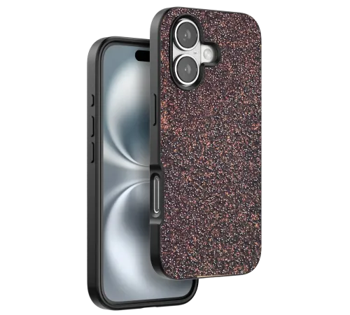 Onegif iPhone 16 Plus Bright Simli Kapak - Derin Mor Onegif iPhone 16 Plus Bright Simli Kapak - Derin Mor