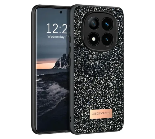 Onegif Xiaomi Redmi Note 14 Pro 4G Bright Simli Kapak - Siyah Onegif Xiaomi Redmi Note 14 Pro 4G Bright Simli Kapak - Siyah