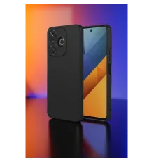 Xiaomi Redmi 13 4G Kılıf Nano içi Kadife Silikon - Siyah
