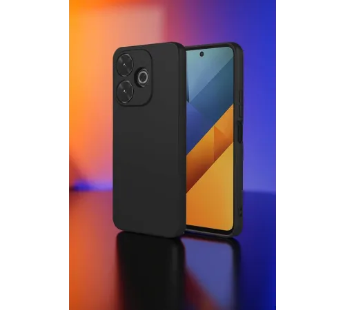 Xiaomi Redmi 13 4G Kılıf Nano içi Kadife Silikon - Siyah Xiaomi Redmi 13 4G Kılıf Nano içi Kadife Silikon - Siyah