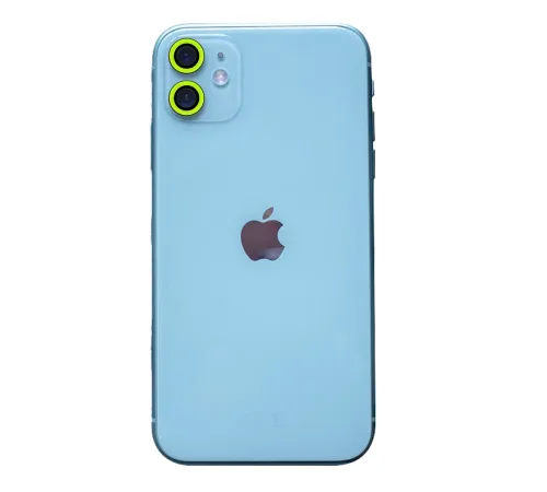 iPhone 11 Neon Fosforlu Kamera Lens - Yeşil iPhone 11 Neon Fosforlu Kamera Lens - Yeşil