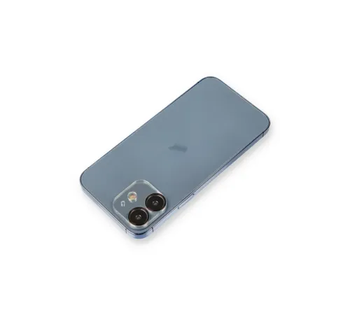 iPhone 12 Mini Metal Kamera Lens Koruma Cam - Siyah iPhone 12 Mini Metal Kamera Lens Koruma Cam - Siyah