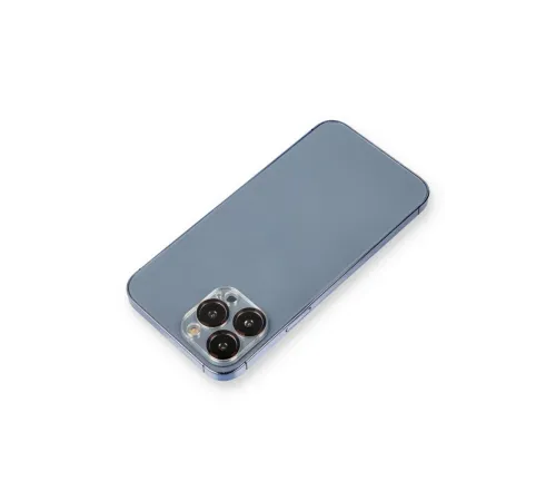 iPhone 12 Pro Metal Kamera Lens Koruma Cam - Siyah iPhone 12 Pro Metal Kamera Lens Koruma Cam - Siyah