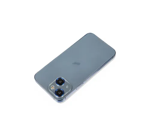 iPhone 14 Metal Kamera Lens Koruma Cam - Mavi iPhone 14 Metal Kamera Lens Koruma Cam - Mavi