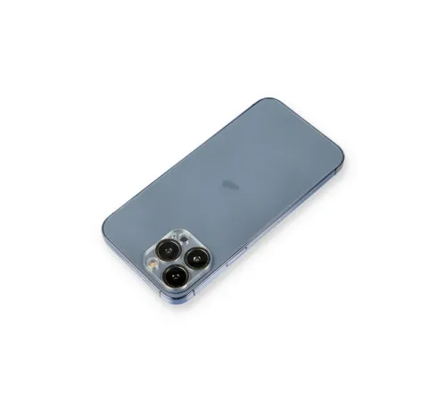 iPhone 12 Pro Shine Kamera Lens Koruma Cam - Siyah