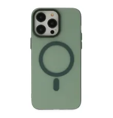 iPhone 13 Pro Kılıf Lodos Magneticsafe Mat Kapak - Köknar Yeşili