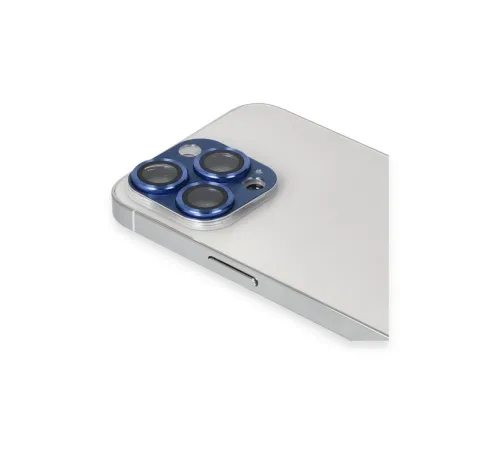 iPhone 13 Pro Max Pers Alüminyum Kamera Lens - Lacivert iPhone 13 Pro Max Pers Alüminyum Kamera Lens - Lacivert