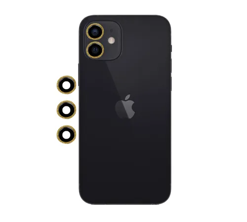 iPhone 12 Shine Kamera Lens - Gold iPhone 12 Shine Kamera Lens - Gold