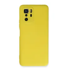Xiaomi Poco X3 GT Kılıf Nano içi Kadife Silikon - Sarı