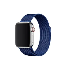 Apple Watch 38mm Metal Mıknatıslı Kordon - Mavi