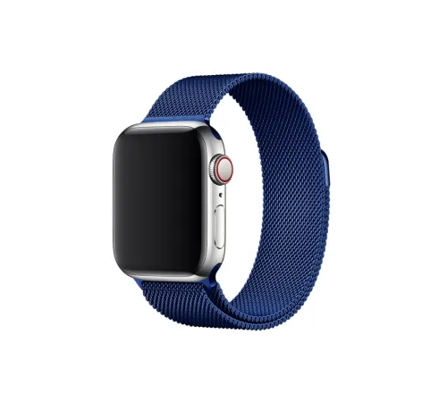 Apple Watch 38mm Metal Mıknatıslı Kordon - Mavi Apple Watch 38mm Metal Mıknatıslı Kordon - Mavi