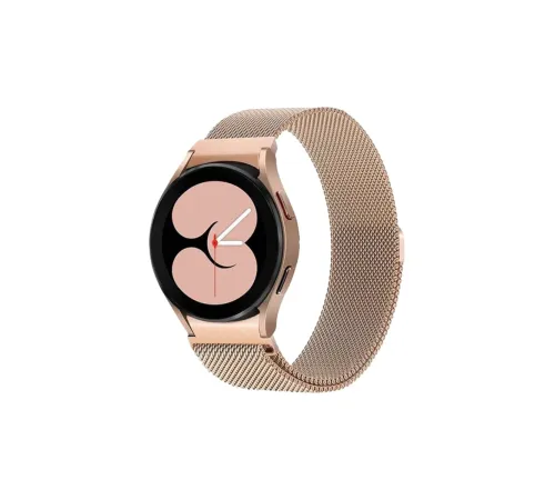 Samsung Galaxy Watch 4 Metal Mıknatıslı Kordon - Gold Samsung Galaxy Watch 4 Metal Mıknatıslı Kordon - Gold