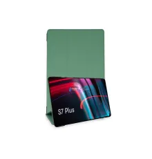Samsung Galaxy T970 Tab S7 Plus 12.4 Kılıf Tablet Smart Kılıf - Koyu Yeşil