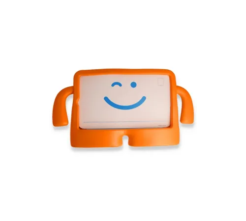 iPad 10.2 (7.nesil) Kılıf Karakter Tablet Silikon - Turuncu iPad 10.2 (7.nesil) Kılıf Karakter Tablet Silikon - Turuncu