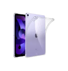 iPad 5 Air 9.7 Kılıf Anti Şeffaf Tablet Silikon - Şeffaf
