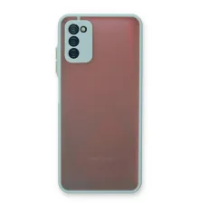 Samsung Galaxy A03S Kılıf Montreal Silikon Kapak - Turkuaz