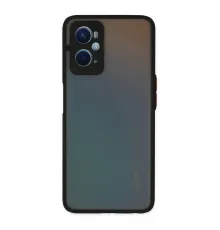 Oppo A96 Kılıf Montreal Silikon Kapak - Siyah