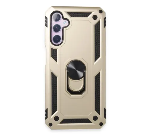 Samsung Galaxy A24 4G Kılıf Sofya Yüzüklü Silikon Kapak - Gold Samsung Galaxy A24 4G Kılıf Sofya Yüzüklü Silikon Kapak - Gold