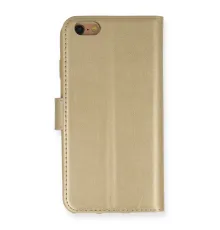 iPhone 6 Kılıf Trend S Plus Kapaklı Kılıf - Gold