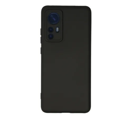 Xiaomi Mi 12 Kılıf Nano içi Kadife Silikon - Siyah Xiaomi Mi 12 Kılıf Nano içi Kadife Silikon - Siyah