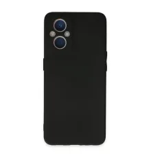 Oppo Reno 7 Lite Kılıf First Silikon - Siyah