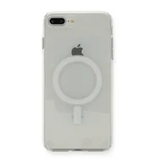 iPhone 8 Plus Kılıf Magneticsafe Şeffaf Silikon - Şeffaf