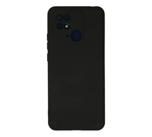 Xiaomi Redmi 10C Kılıf Nano içi Kadife Silikon - Siyah Xiaomi Redmi 10C Kılıf Nano içi Kadife Silikon - Siyah