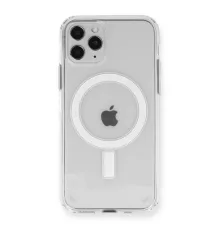 iPhone 11 Pro Kılıf Magneticsafe Şeffaf Silikon - Şeffaf