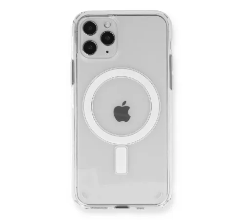 iPhone 11 Pro Kılıf Magneticsafe Şeffaf Silikon - Şeffaf iPhone 11 Pro Kılıf Magneticsafe Şeffaf Silikon - Şeffaf