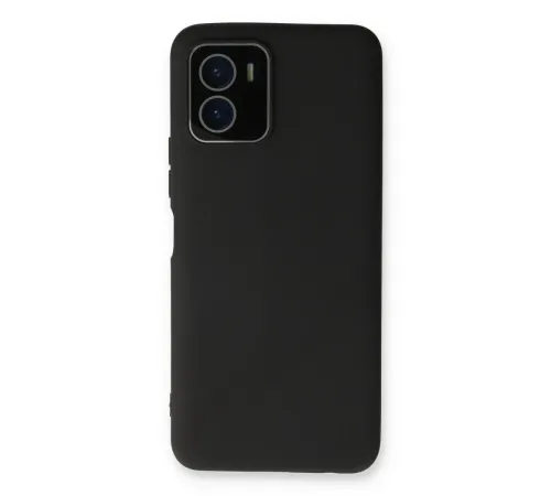 Vivo Y15S Kılıf Lansman Glass Kapak - Siyah