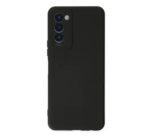 Tecno Camon 18 Kılıf Nano içi Kadife Silikon - Siyah Tecno Camon 18 Kılıf Nano içi Kadife Silikon - Siyah