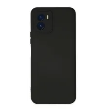 Vivo Y15S Kılıf Nano içi Kadife Silikon - Siyah