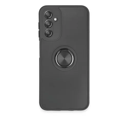 Samsung Galaxy A14 4G Kılıf Montreal Yüzüklü Silikon Kapak - Siyah Samsung Galaxy A14 4G Kılıf Montreal Yüzüklü Silikon Kapak - Siyah