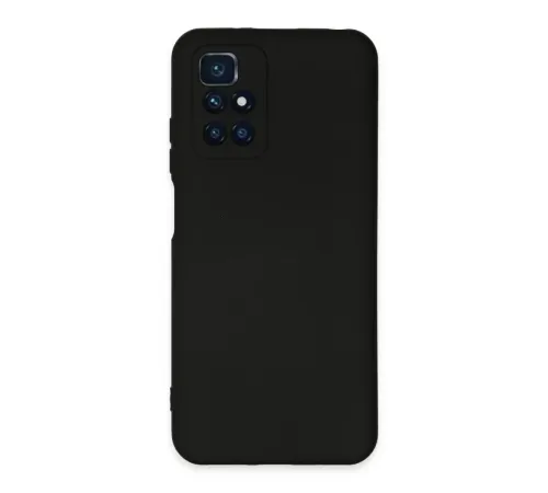 Xiaomi Redmi 10 2022 Kılıf Nano içi Kadife Silikon - Siyah Xiaomi Redmi 10 2022 Kılıf Nano içi Kadife Silikon - Siyah