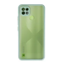 Realme C21 Kılıf Montreal Silikon Kapak - Turkuaz