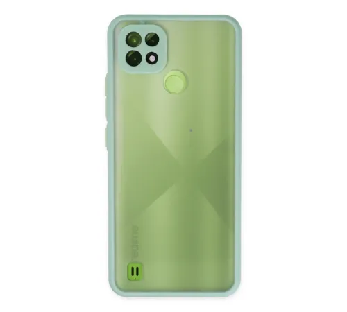 Realme C21 Kılıf Montreal Silikon Kapak - Turkuaz Realme C21 Kılıf Montreal Silikon Kapak - Turkuaz