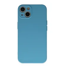 iPhone 13 Mini Kılıf Nano içi Kadife Silikon - Mavi