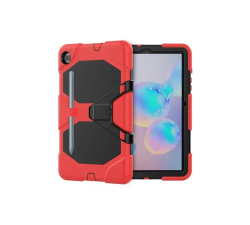 Samsung Galaxy P610 Tab S6 Lite 10.4 Kılıf Griffin Tablet Kapak - Kırmızı Samsung Galaxy P610 Tab S6 Lite 10.4 Kılıf Griffin Tablet Kapak - Kırmızı
