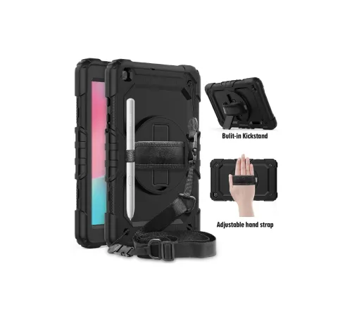 Samsung Galaxy T290 Tab A 8 Kılıf Pars Tablet Kapak - Siyah Samsung Galaxy T290 Tab A 8 Kılıf Pars Tablet Kapak - Siyah