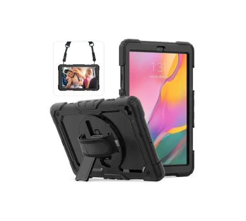 Samsung Galaxy T510 Tab A 10.1 Kılıf Pars Tablet Kapak - Siyah Samsung Galaxy T510 Tab A 10.1 Kılıf Pars Tablet Kapak - Siyah