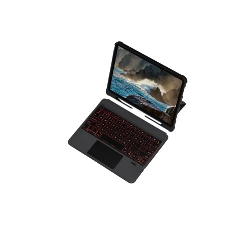 T5206D iPad 10.2 (7.nesil) Kılıf İnter Ledli Klavyeli Tablet Kılıfı - Siyah T5206D iPad 10.2 (7.nesil) Kılıf İnter Ledli Klavyeli Tablet Kılıfı - Siyah