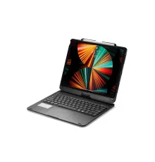 iPad Pro 12.9 (2021) Kılıf Magic Dönen Klavyeli Tablet Kılıf - Siyah