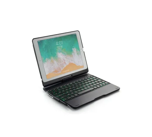 iPad 5 Air 9.7 Kılıf Magic Dönen Klavyeli Tablet Kılıf - Siyah iPad 5 Air 9.7 Kılıf Magic Dönen Klavyeli Tablet Kılıf - Siyah