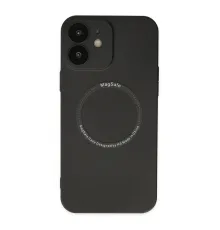 iPhone 12 Kılıf Jack Magneticsafe Lens Silikon - Siyah