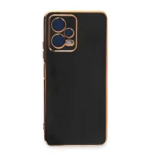 Xiaomi Redmi Note 12 Pro 5G Kılıf Volet Silikon - Siyah
