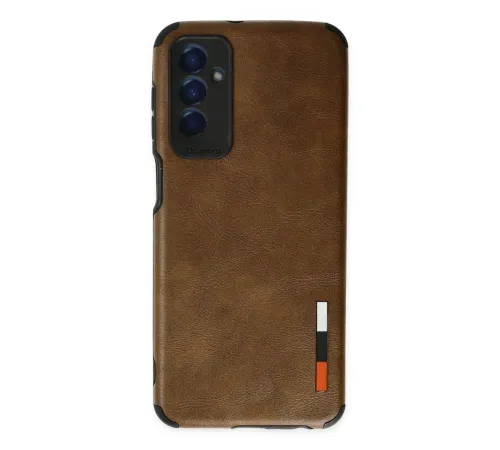 Samsung Galaxy M13 Kılıf Loop Deri Silikon - Kahverengi Samsung Galaxy M13 Kılıf Loop Deri Silikon - Kahverengi
