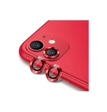 iPhone 11 Valdez Metal Kamera Lens - Kırmızı