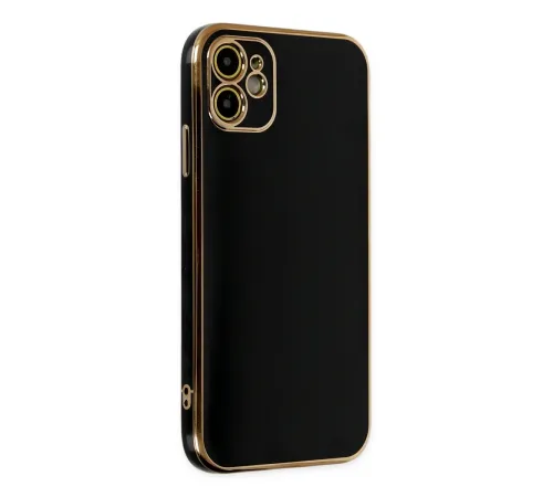 iPhone 12 Kılıf Volet Silikon - Siyah iPhone 12 Kılıf Volet Silikon - Siyah
