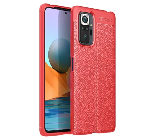Xiaomi Redmi Note 10 Pro Kılıf Auto Focus Kapak - Kırmızı Xiaomi Redmi Note 10 Pro Kılıf Auto Focus Kapak - Kırmızı
